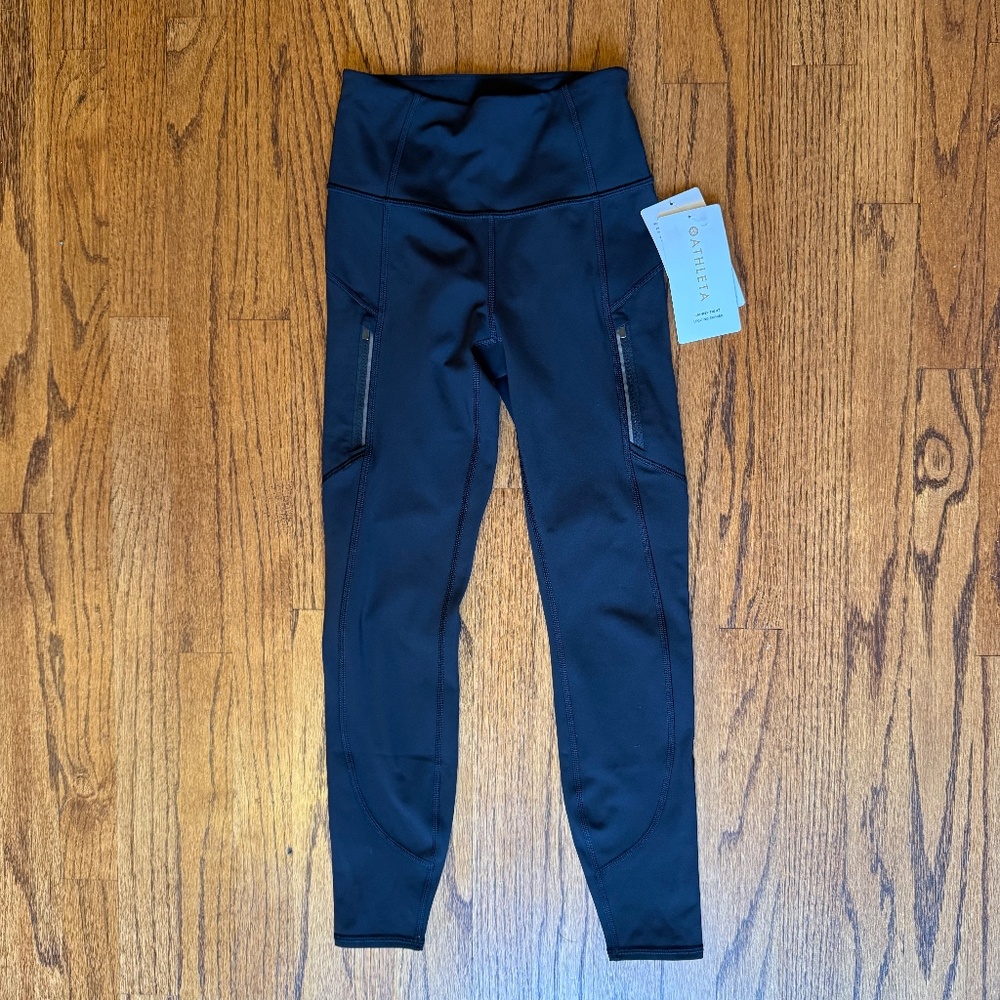 Athleta Rainier Tight BLACK XXS NTW